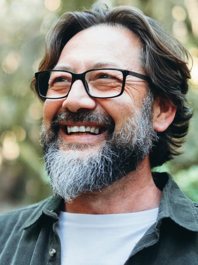 Man smiling
